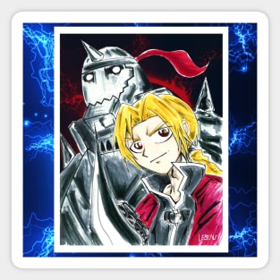 al and edward elric, the fullmetal alchemist Magnet